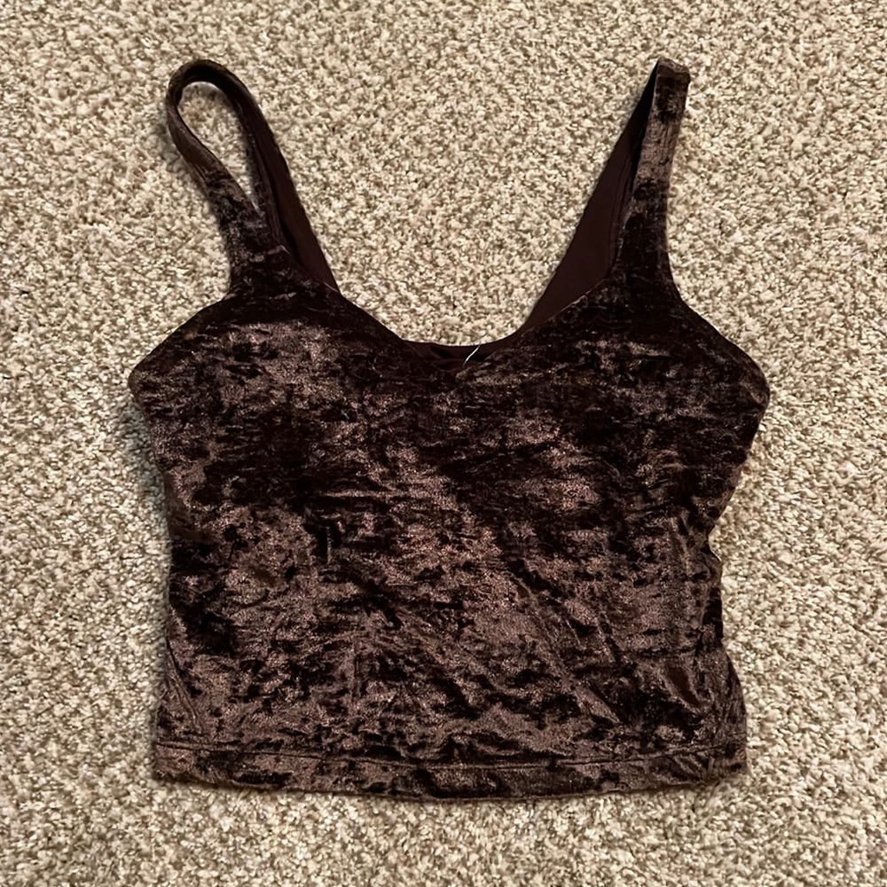 uou lemon align tank cropped size 0